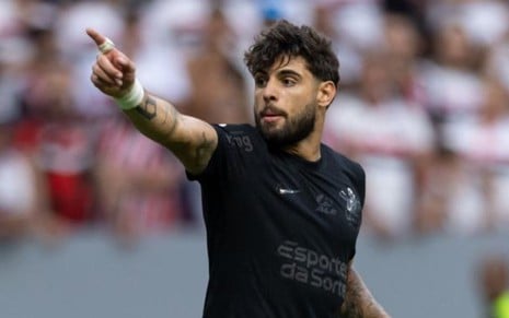 Yuri Alberto no jogo do Corinthians x São Paulo de 29 de setembro