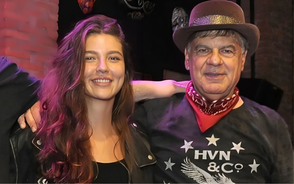 Alanis Guillen e seu pai, Fulvio Sting