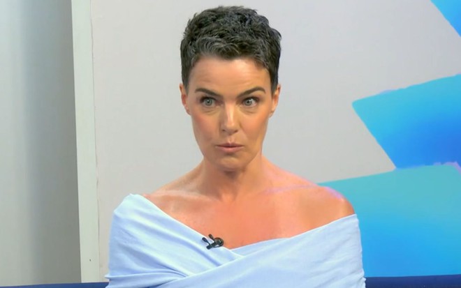 Ana Paula Arósio em videocast do Fantástico, na Globo