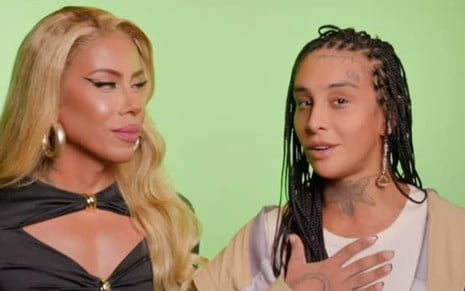 Bianca DellaFancy e Linn da Quebrada no Instagram