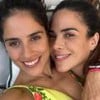 Foto mostra Camilla Camargo ao lado de Wanessa Camargo