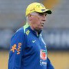 O técnico Carlo Ancelotti com uniforme de treino da Seleção Brasileira em treino no Equador antes de jogo ao vivo nas Eliminatórias