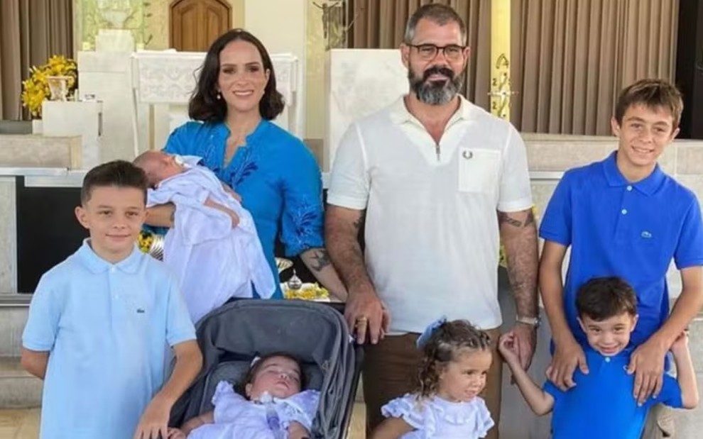 A família de Juliano Cazarré