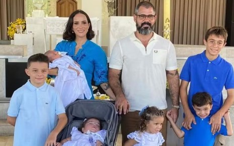 A família de Juliano Cazarré