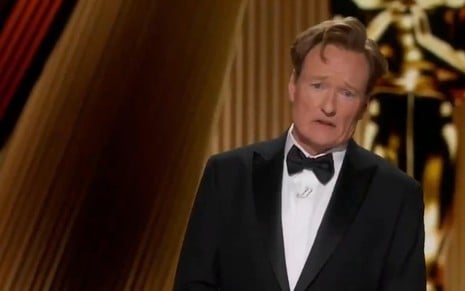 Conan O’Brien no palco do Oscar 2025