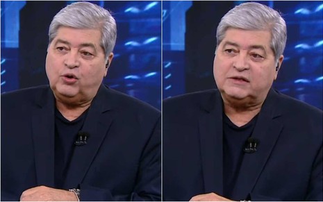 Montagem de fotos de José Luiz Datena