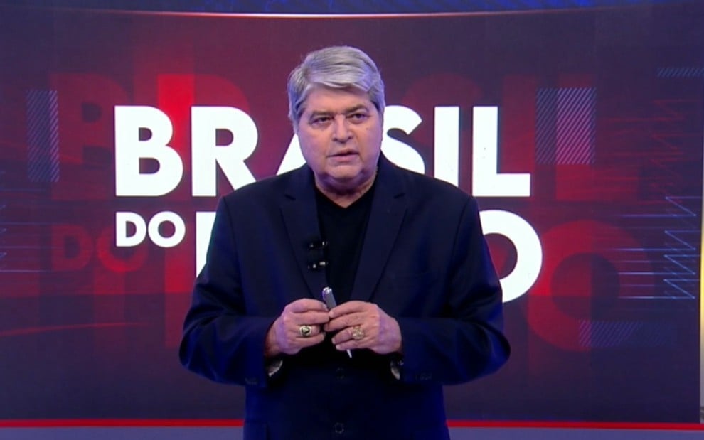 Datena na estreia do Brasil do Povo na RedeTV!