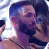 Diego Hypolito segura o ombro de Aline Patriarca e chora em festa do BBB 25