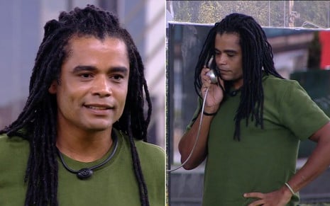 Diogo Almeida atendeu o Big Fone no BBB 25