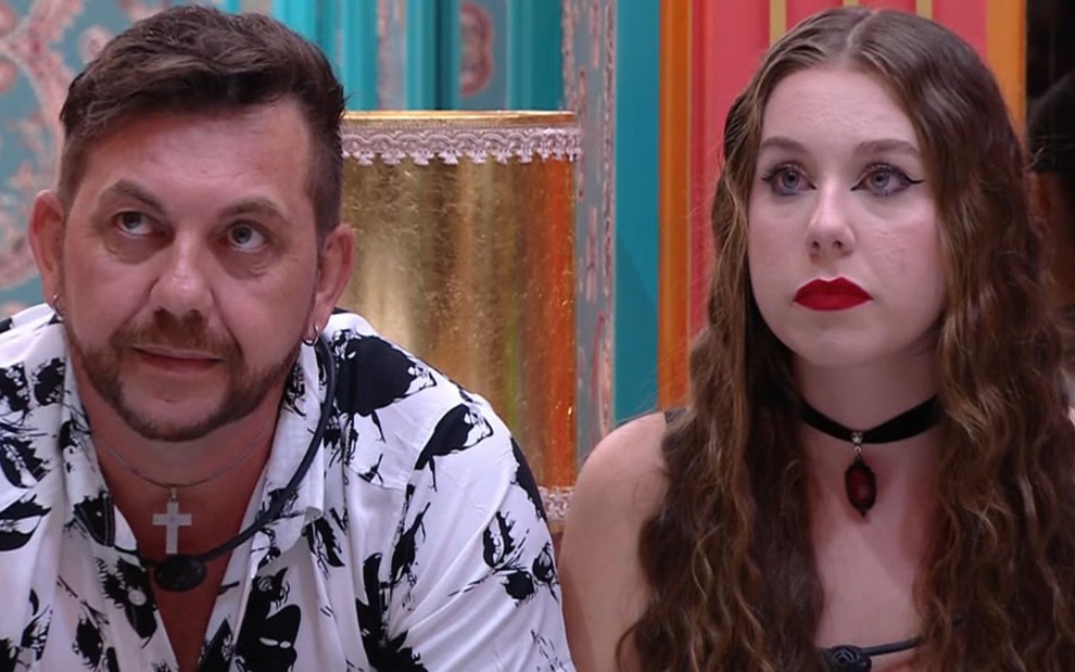 Foto de Edy e Raissa no BBB 25