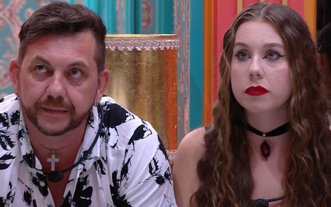 Foto de Edy e Raissa no BBB 25