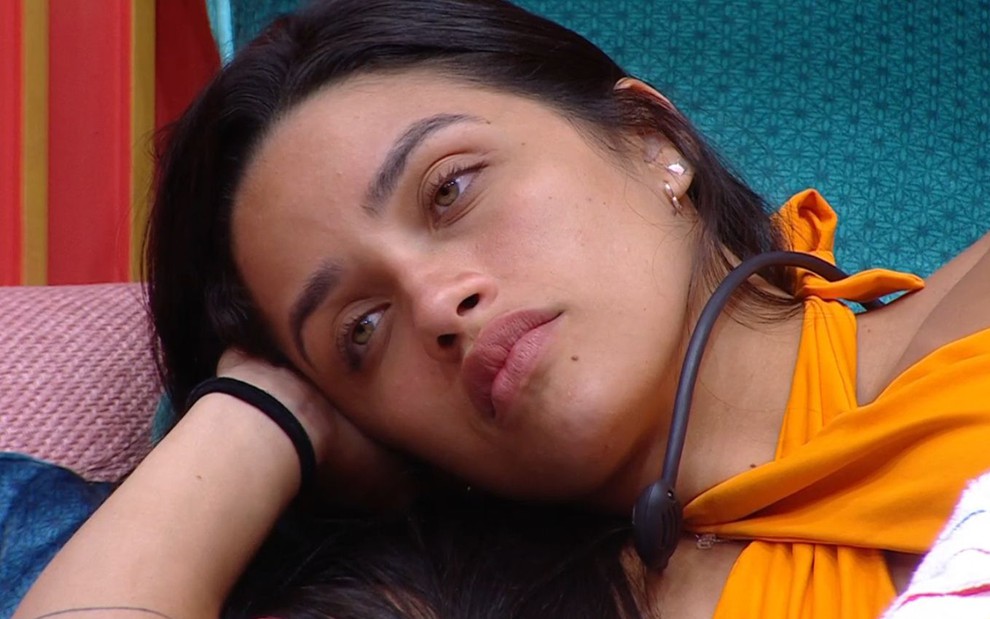 Foto do rosto de Eva Pacheco no BBB 25