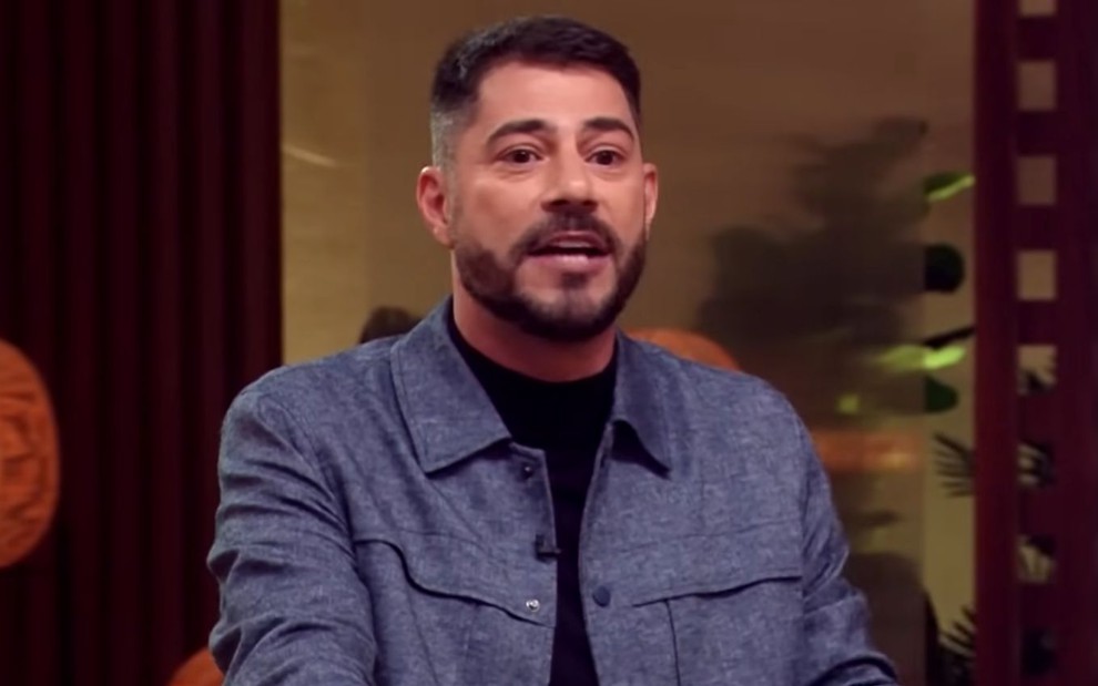 Evaristo Costa na estreia da 12ª temporada do MasterChef, na Band