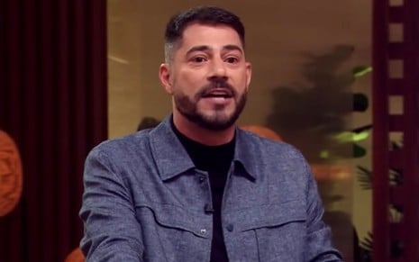 Evaristo Costa na estreia da 12ª temporada do MasterChef, na Band