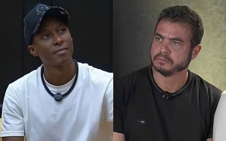 Na montagem: Everton Neguinho (à esquerda) e Dhomini Ferreira (à direita)