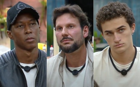 Montagem com Everton, Rafa e Gui na D.R. do Power Couple Brasil 7