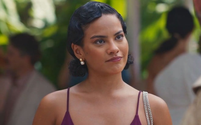 Bella Campos como Maria de Fátima no remake de Vale Tudo, da Globo