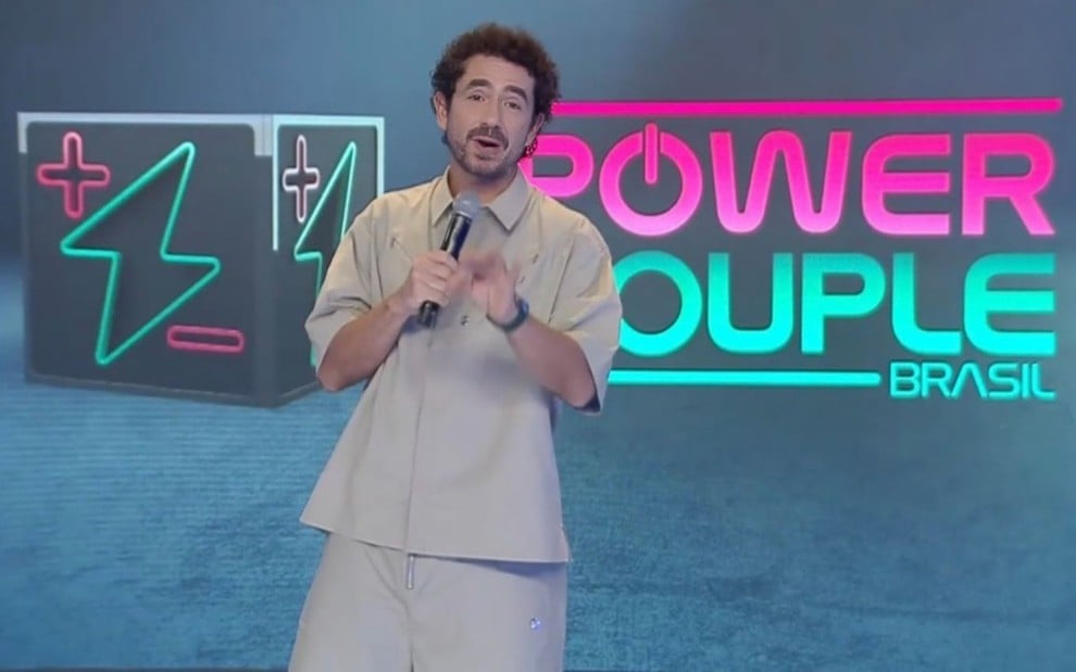 Foto de Felipe Andreoli durante o Power Couple Brasil 7
