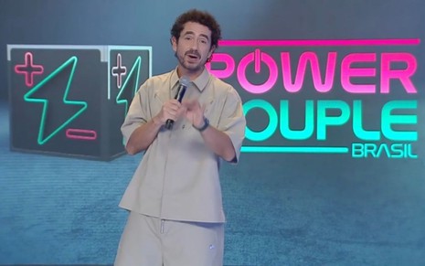 Foto de Felipe Andreoli durante o Power Couple Brasil 7