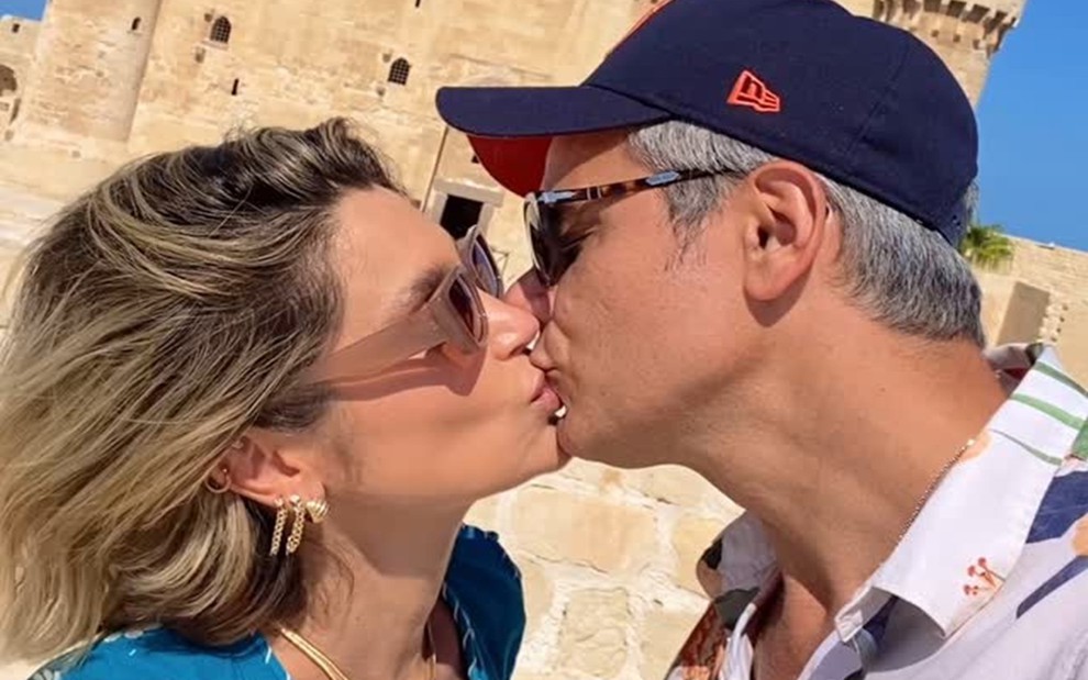 Flávia Alessandra e Otaviano Costa no Instagram