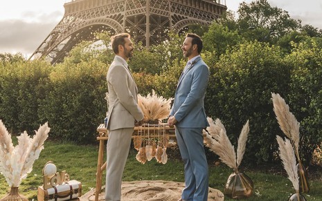 Flavio Caldas e Andre Modesto em Paris
