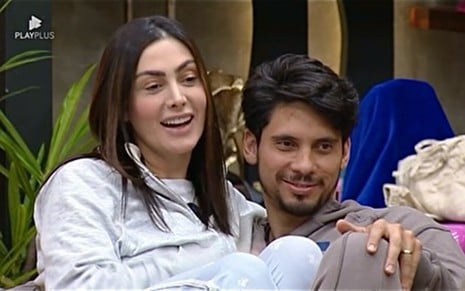 Francine Piai e Júnior R. no Power Couple