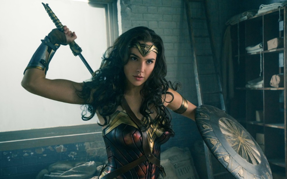 Gal Gadot em cena de Mulher-Maravilha (2017)