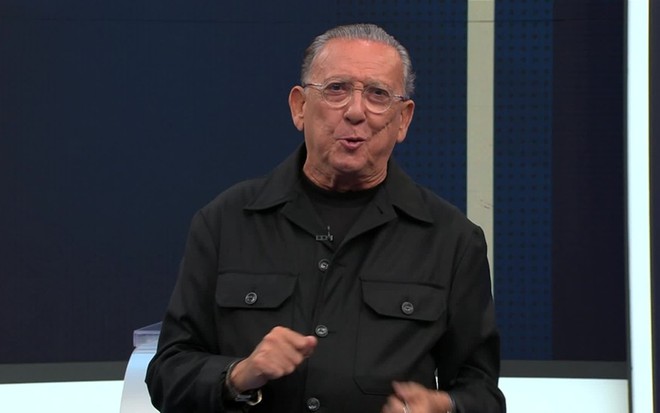 Galvão Bueno no programa Galvão e Amigos