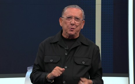 Galvão Bueno no programa Galvão e Amigos