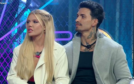 Foto mostra Diego e Giovanna no Power Couple