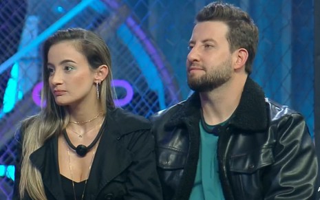 Foto mostra Giovanna e Eros no Power Couple