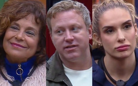 Montagem de fotos de Giovanna Gold, Sergio Hondjakoff e Stephanie Gomes