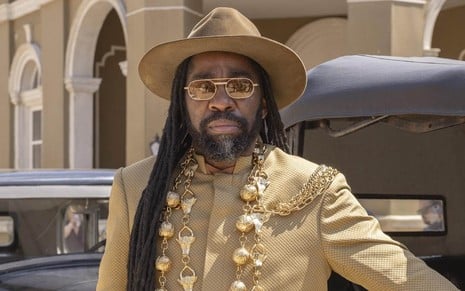Lázaro Ramos interpreta o vilão Jendal na novela das seis da Globo, A Nobreza do Amor