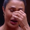 Gracyanne chora na sala do BBB 25