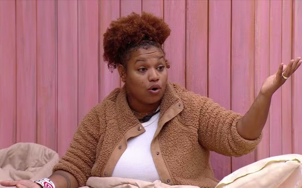 A trancista Camilla Maia no BBB 25