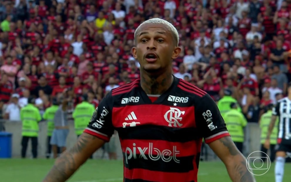 Wesley está confuso no jogo Flamengo x Atlético-MG pela Copa do Brasil