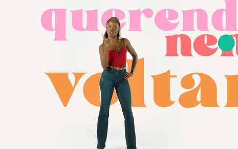 A atriz Clara Moneke como Leona em cena de Dona de Mim