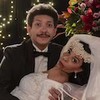 Sérgio (Sergio Kalffmann) e Jacira (Flávia Reis) em cena de casamento da novela Garota do Momento, da TV Globo