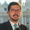 Nilson Klava está em Roma durante entrada ao vivo no Jornal Hoje