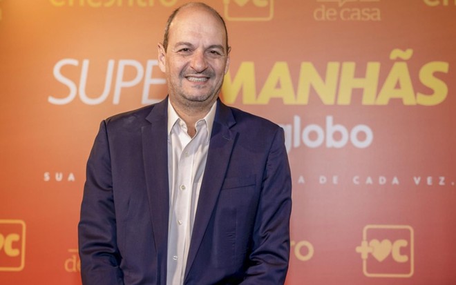 O diretor Mariano Boni em evento da Globo