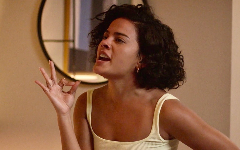 Bella Campos como Maria de Fátima no remake de Vale Tudo, da Globo