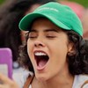Bella Campos como Maria de Fátima no remake de Vale Tudo, da Globo