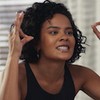 Bella Campos como Maria de Fátima no remake de Vale Tudo, da Globo