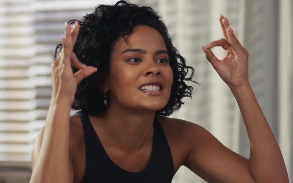 Bella Campos como Maria de Fátima no remake de Vale Tudo, da Globo