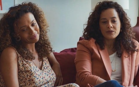 Lorena Lima contracena com Maeve Jinkings em Vale Tudo, novela das nove da Globo