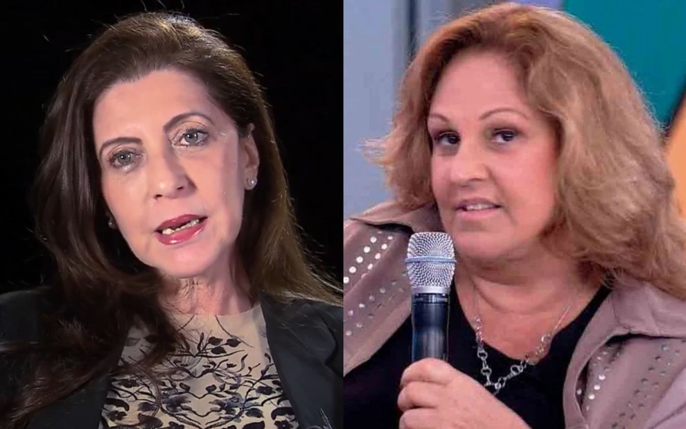 Na montagem: Glória Barreto (à esquerda) e Ana Maria Moretzsohn (à direita)