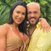 Montagem: Hugo Moura com rosto colado no de Deborah Secco, e Gracyanne Barbosa abraçada com Belo