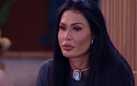 Foto do rosto de Gracyanne Barbosa no BBB 25