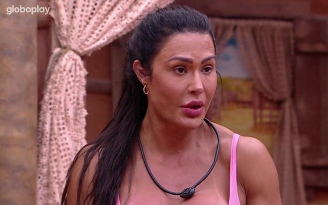 Gracyanne Barbosa no quarto do BBB 25