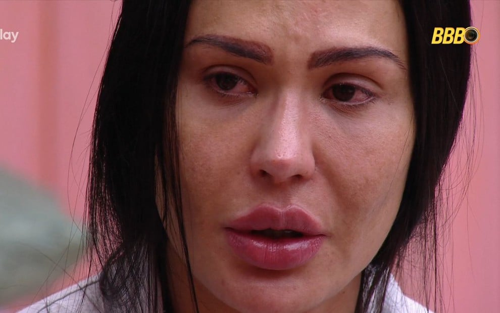 Foto do rosto de Gracyanne Barbosa no BBB 25